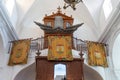 Pipe Organ at Santa Maria de la Mesa Church Interior - Zahara de la Sierra, Andalusia, Spain