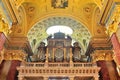 Pipe organ of St. Stephen's Basilica, Budapest. Royalty Free Stock Photo