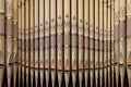 Pipe organ in Zion Evangelical Lutheran Church Royalty Free Stock Photo