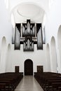 Pipe organs inside a church