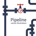 Pipeline background vector