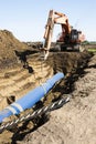 Pipeline Construction Royalty Free Stock Photo