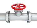 Pipeline valve Royalty Free Stock Photo