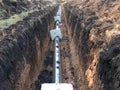 The pipeline for water