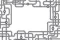 Pipelines with valve steel tubing copy space