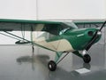 Piper PA-12 Super Cruiser plane. On display at Museu da Tam or Museu Asas de um Sonho, SÃÂ£o Carlos, SP Brazil. Royalty Free Stock Photo