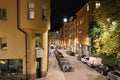 Pipersgatan on Kungsholmen in Stockholm Royalty Free Stock Photo