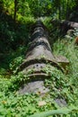 Pipes carry water to the Hydro Electric central on Banaz river in Usak Turkey