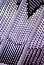 Pipes of a church organ Royalty Free Stock Photo