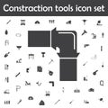 Pipes icon. Constraction tools icons universal set for web and mobile