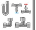 Pipes icons isolated. industry metalic pipes illustration isolated on white background Web site page and mobile app