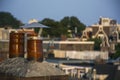 The pipes on the roof in Amsterdam