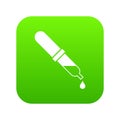 Pipette icon digital green