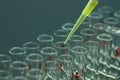 Pipette and Test tubes Royalty Free Stock Photo