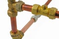 Pipework close up