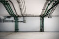 Piping systems, industrial equipment, interior