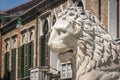 The Piraeus Lion at the gates of Arsenal, Venice, Italy Royalty Free Stock Photo