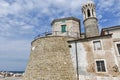 Piran ancient lighthouse building in Slovenia