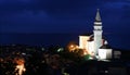 Piran at night Royalty Free Stock Photo