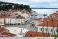 Piran, old town in Slovenia, Europe Royalty Free Stock Photo