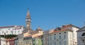 Piran, Slovenia, Tartini Square Royalty Free Stock Photo