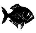 Piranha sign Royalty Free Stock Photo