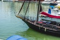 Pirate boat moored in Marbella, Spain city summer Royalty Free Stock Photo