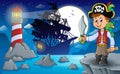 Pirate boy topic image 3 Royalty Free Stock Photo