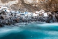 Pirate cave Poris de Candelaria, a hidden tourist attraction Royalty Free Stock Photo