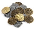 Pirate Coins Royalty Free Stock Photo