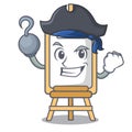 Pirate easel character cartoon style