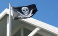 Pirate Flag Royalty Free Stock Photo