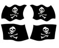 Pirate flags Royalty Free Stock Photo