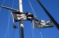 Pirate Flags Royalty Free Stock Photo