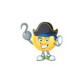 Pirate gold coin with design character mascot Royalty Free Stock Photo