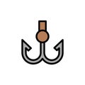 Pirate, hand icon. Simple color with outline vector elements of pirate icons for ui and ux, website or mobile application