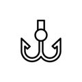 Pirate, hand icon. Simple line, outline vector elements of pirate icons for ui and ux, website or mobile application