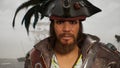 The pirate has returned to his plundered island and now stands angry and ready for revenge. The man was created using 3D