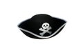 Pirate hat with skull isolated Royalty Free Stock Photo