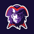 Pirate head mascot. Royalty Free Stock Photo