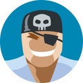 Pirate man icon