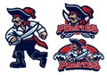 Pirate mascot set