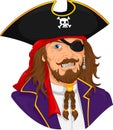 Pirate mascot Royalty Free Stock Photo