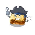 Pirate moussaka with in the mascot shape Royalty Free Stock Photo