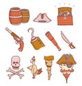 Pirate objects set