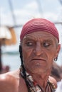 Pirate. Old man portrait Royalty Free Stock Photo