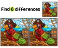 Pirate Parrot Find The Differences