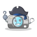 Pirate photo camera character cartoon