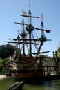 Pirate Ship in Adventuriland in Disney Paris Park. Euro Disney. Disneyland. Disney world.