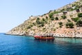 The pirate ship at the beach of Cleopatra